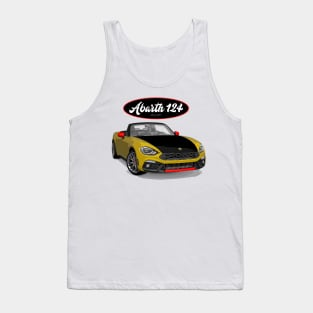 ABARTH 124 Giallo Tank Top